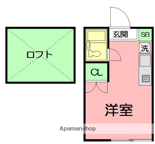クレア湘南 1階階 間取り
