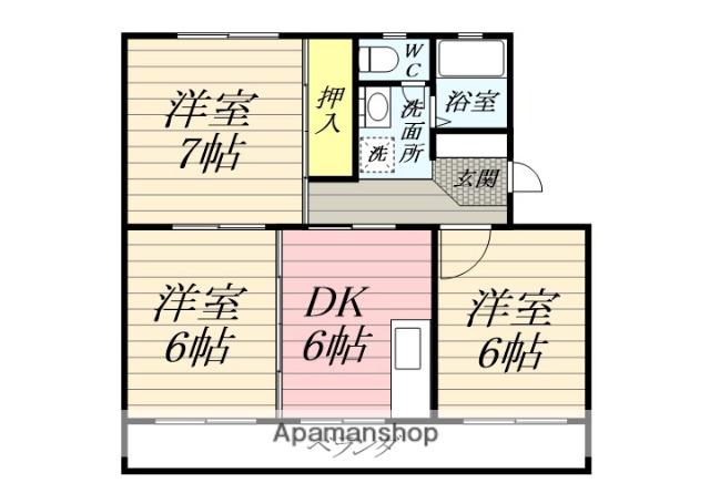 ファミーユ山田 2階階 間取り