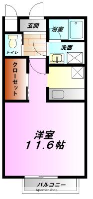 ジ・アパートメント荻窪Ⅰ(1K/3階)の間取り写真