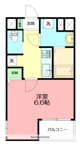 HALEAKALA (1K/1階)の間取り写真