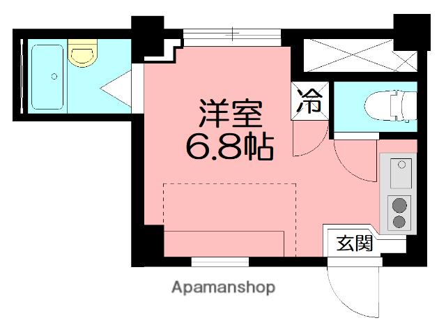 ハイドレンジア箱根(ワンルーム/2階)の間取り写真