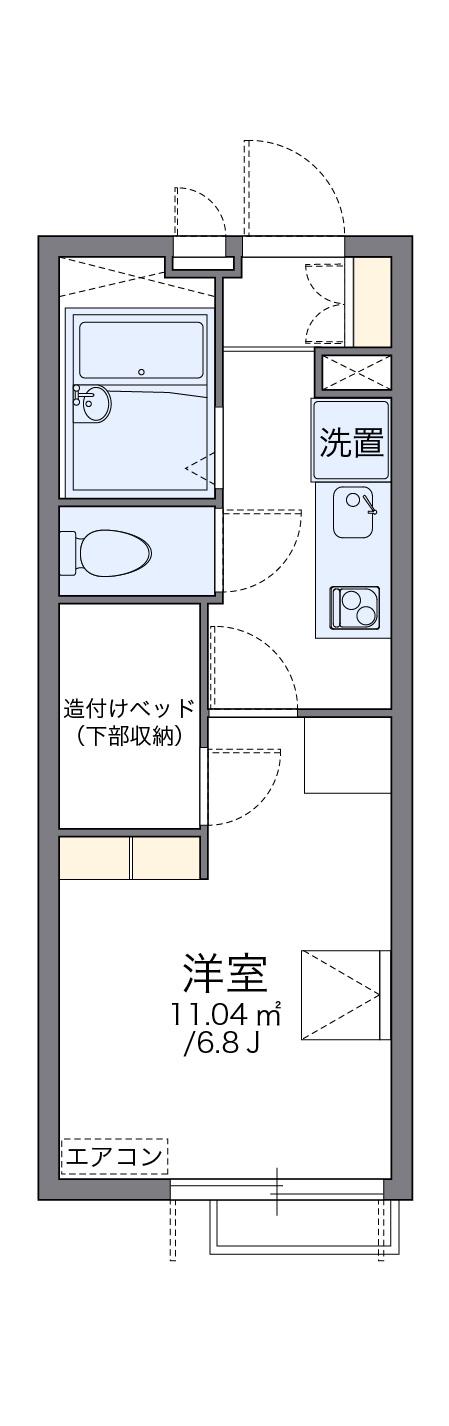 レオパレス北鎌倉ホームズ 3階階 間取り