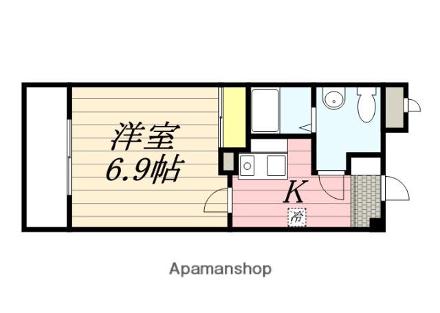 エスポワール楓(1K/3階)の間取り写真