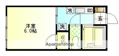アネックスヒルズ(1K/1階)の間取り写真
