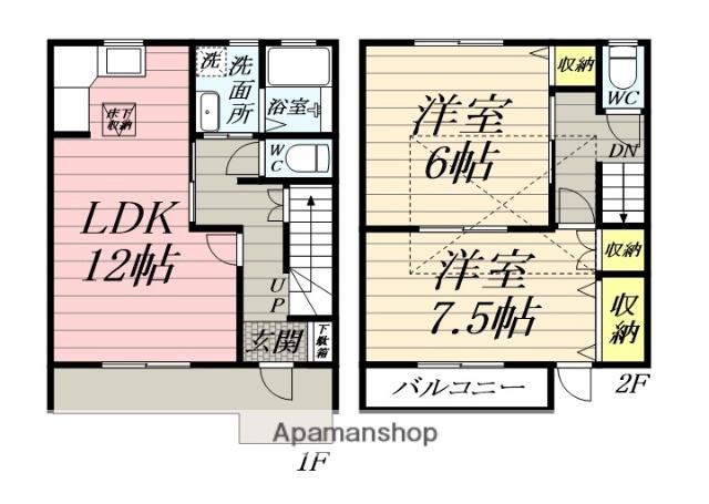 なの花館(2LDK)の間取り写真