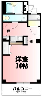 アルウェット プティ(1K/5階)の間取り写真