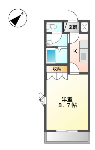 パールハイム鎌倉 2階階 間取り
