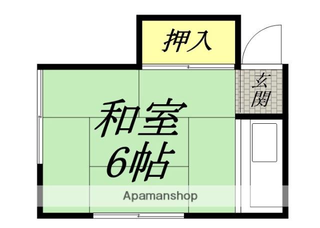 天沼アパート(ワンルーム/2階)の間取り写真