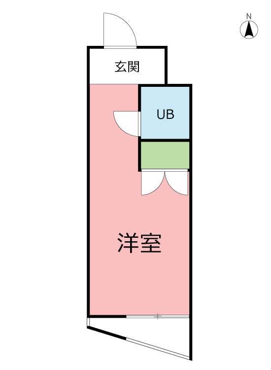TOP・藤沢第2(ワンルーム/3階)の間取り写真
