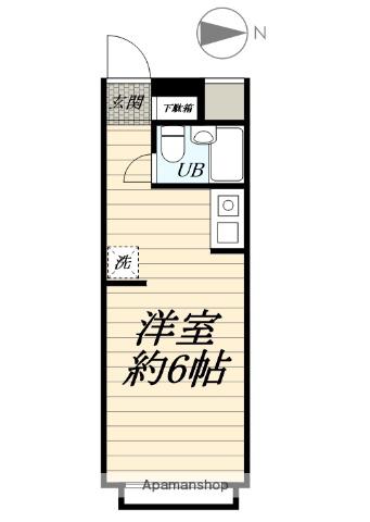 クリエール77(ワンルーム/1階)の間取り写真