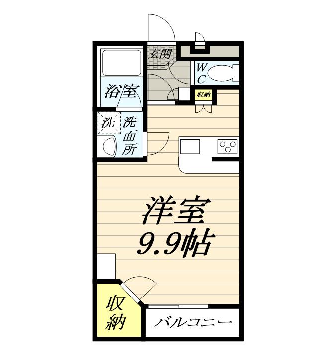 レオパレス鎌倉台II 2階階 間取り