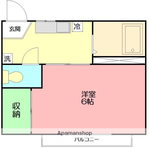 アイレットハイツ(1K/2階)の間取り写真