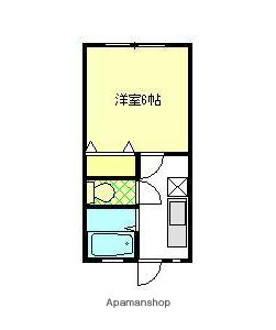 メゾン・スカーレット(1K/1階)の間取り写真