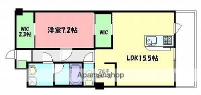 シアンサージュ湘南(1LDK/3階)の間取り写真
