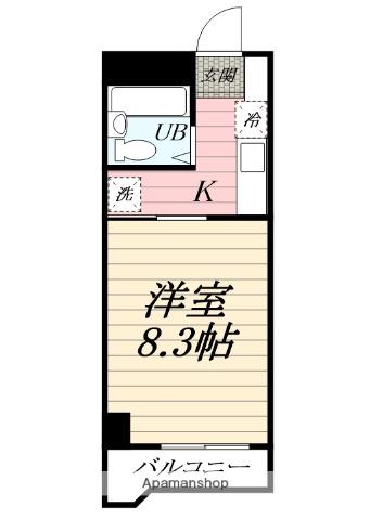 シャンベール湘南 3階階 間取り