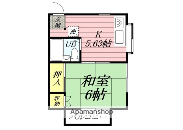 メゾン湘南片瀬 2階階 間取り