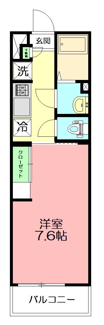 リブリ・桃浜町 1階階 間取り