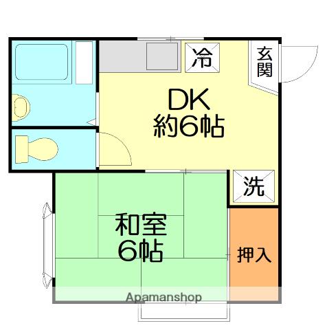 鵠沼レジデンス 2階階 間取り