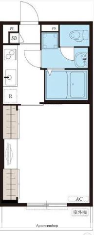 リブリ藤沢川名(1K/3階)の間取り写真
