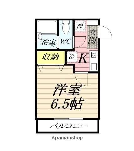 シティパレス鶴間 2階階 間取り