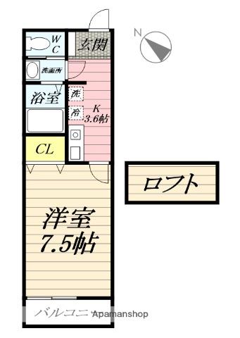 ミル シャンブル 2階階 間取り