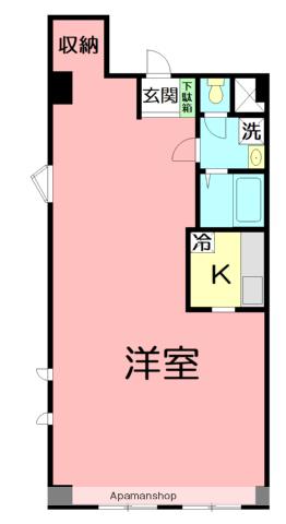 プロシード小池(1K/4階)の間取り写真