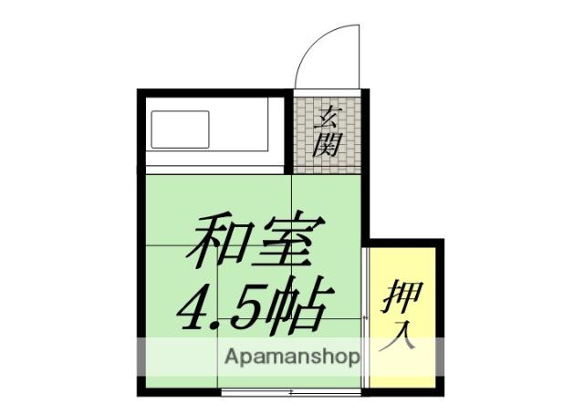 天沼アパート(ワンルーム/2階)の間取り写真