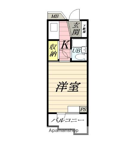 エムズ南林間 3階階 間取り