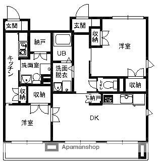 ブレクレール湘南 6階階 間取り