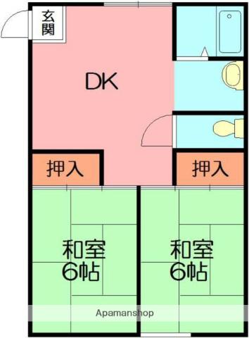 いづみハイツ 2階階 間取り