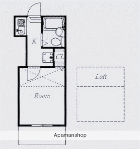 レオパレス藤沢第25 1階階 間取り
