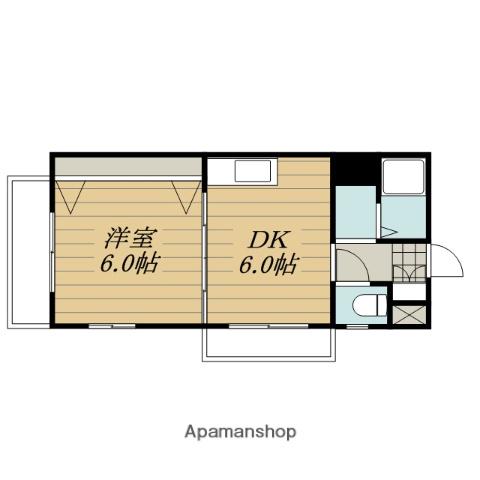 ヴェルドミール(1DK/3階)の間取り写真