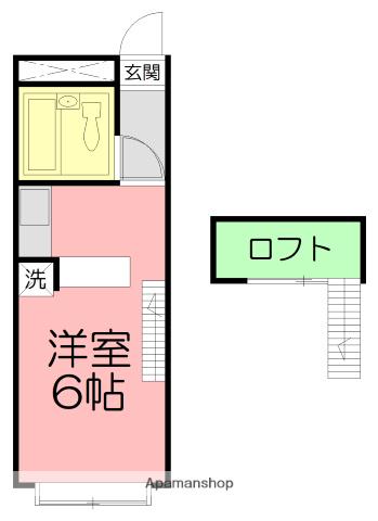ベルピア中原 2階階 間取り