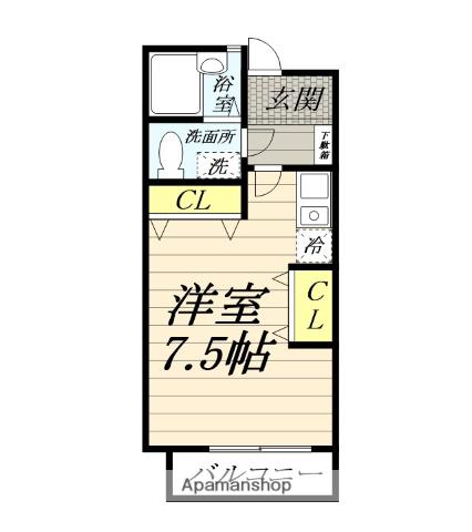 ロワール湘南 A 2階階 間取り