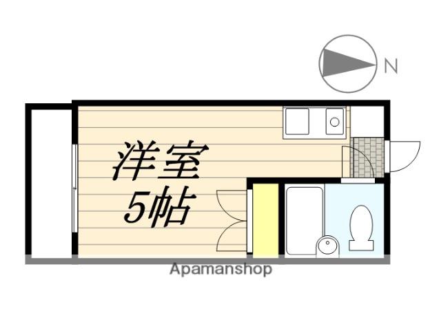 三貴ハイム(ワンルーム/5階)の間取り写真