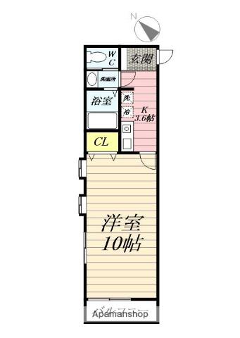 ミル シャンブル 1階階 間取り