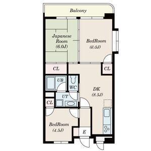 蛍田マンション(3DK/3階)の間取り写真