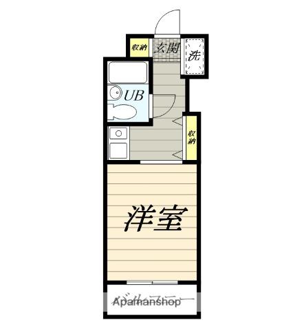 TOP・大和(ワンルーム/3階)の間取り写真