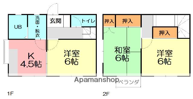 テラス大久保(3K)の間取り写真