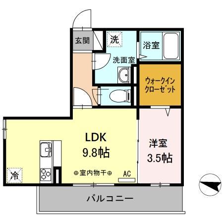 ティーロワ湘南 2階階 間取り