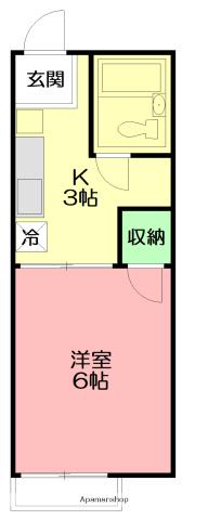 TMJコーポ 2階階 間取り