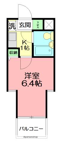 ライオンズプラザ平塚宝町 8階階 間取り