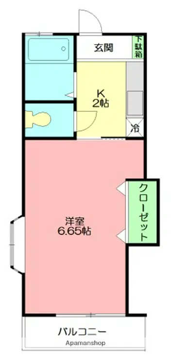 アネックス水嶋 2階階 間取り