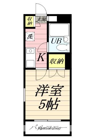 セザール第二鶴間 2階階 間取り