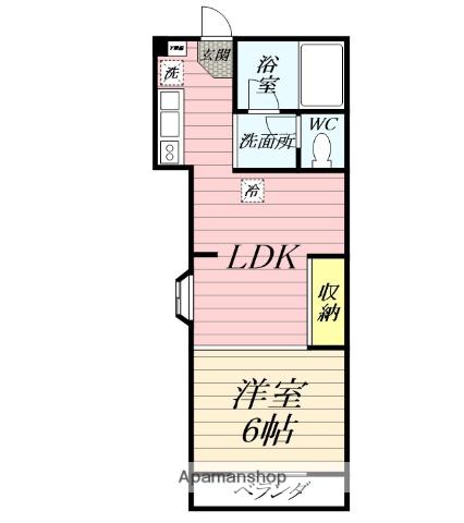 ライフピアモア平塚 3階階 間取り