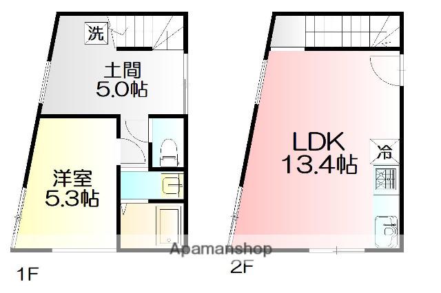 248SAKURAYAMA(1LDK/1階)の間取り写真