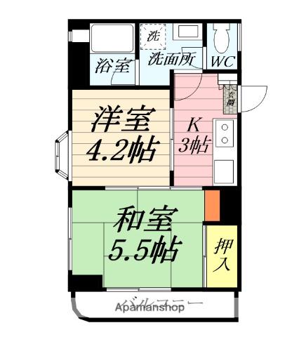 浜屋センタービル 4階階 間取り
