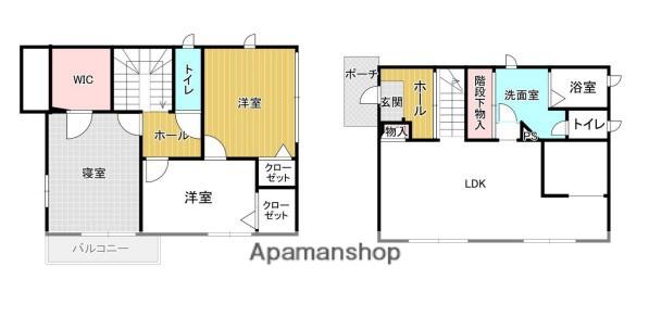 東海道本線 辻堂駅 徒歩19分 2階建 築16年(3LDK)の間取り写真