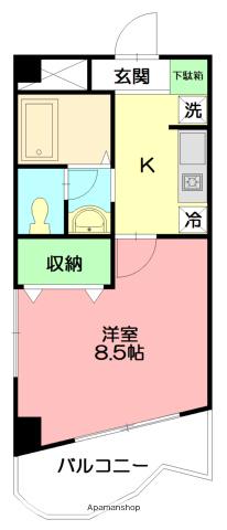 グランドワン 2階階 間取り