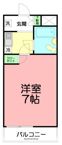 マリーンヴィラ湘南 1階階 間取り